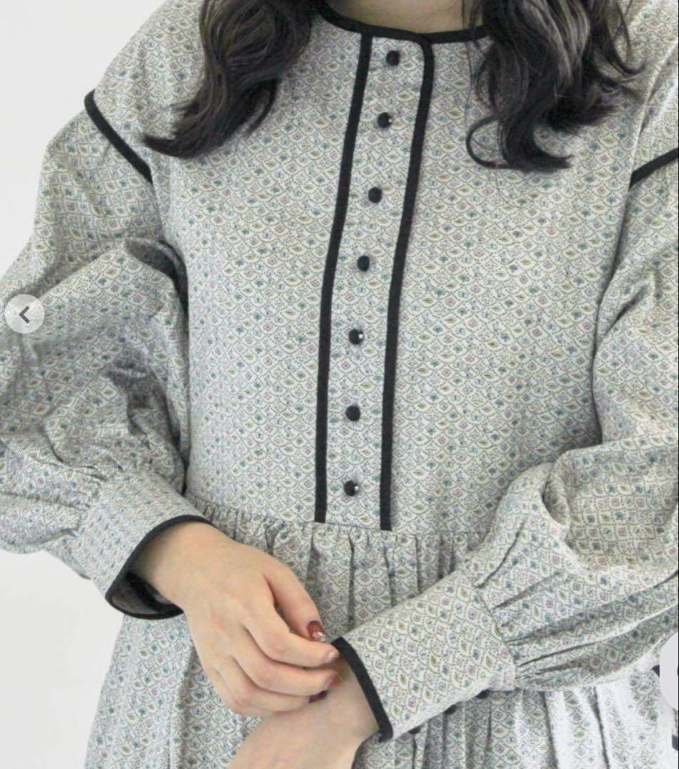 ツハル　サマンサモスモス リバティ forest wave ワンピース　美品