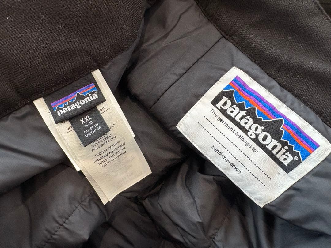 パタゴニア ジュニア　スノーパンツ　スキーパンツ スノーボードパンツ　XXL