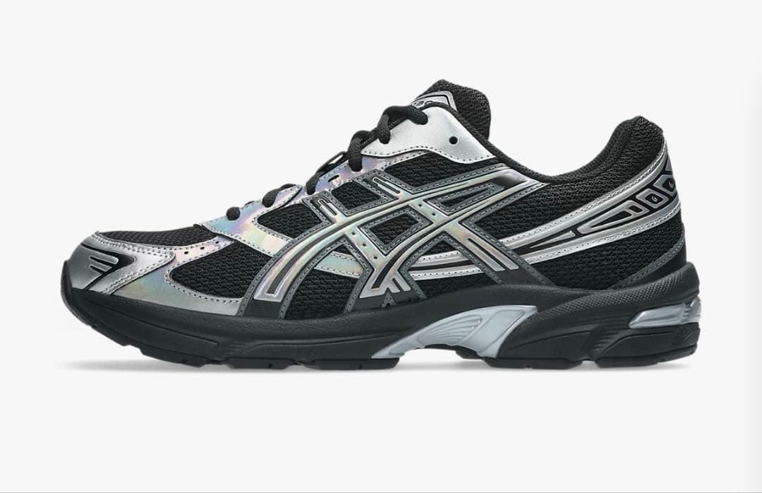 靴 asics GEL-1130 BLACK/PURE SILVER