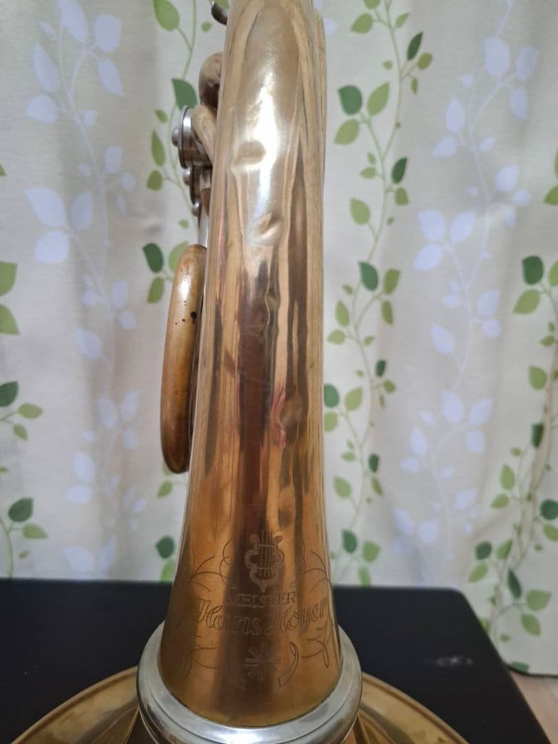 日暮要　ハンスホイヤー　B♭シングルホルン5ロータリー　Fナチュラル管付き