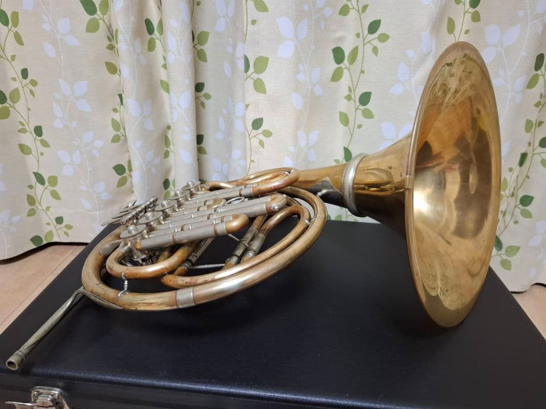 日暮要　ハンスホイヤー　B♭シングルホルン5ロータリー　Fナチュラル管付き