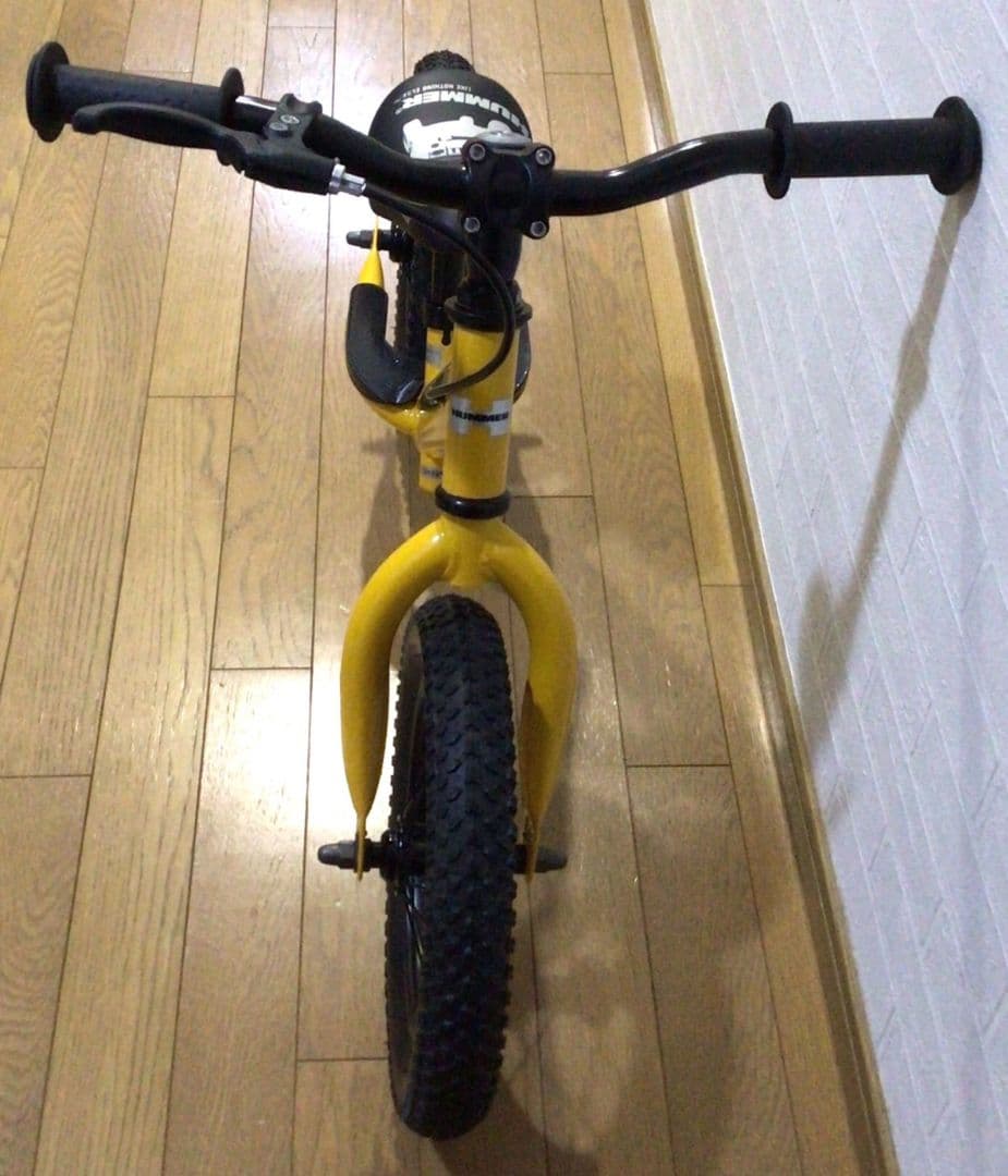 HUMMER ハマー ペダルなし トレーニングバイク キックバイク 自転車 黄色