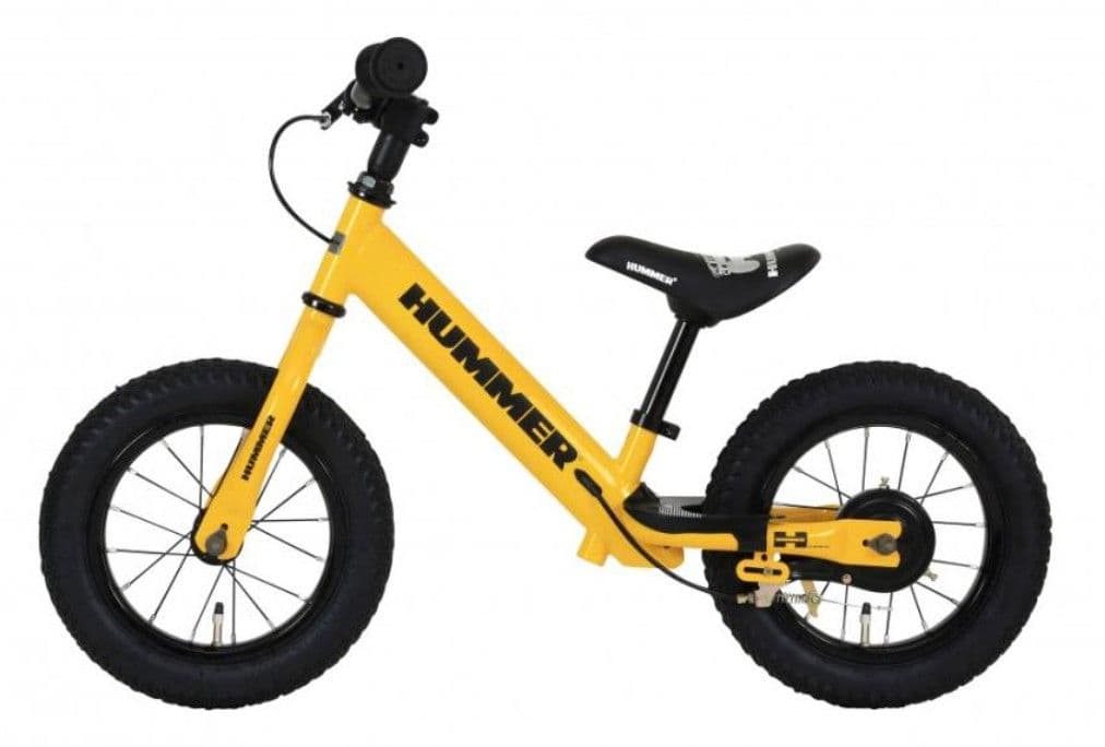 HUMMER ハマー ペダルなし トレーニングバイク キックバイク 自転車 黄色