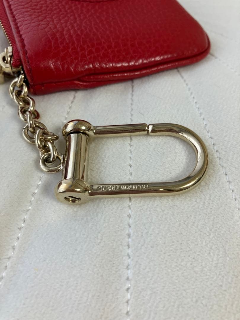 GUCCI グッチ キーケース ケース ソーホー インターロッキング 赤