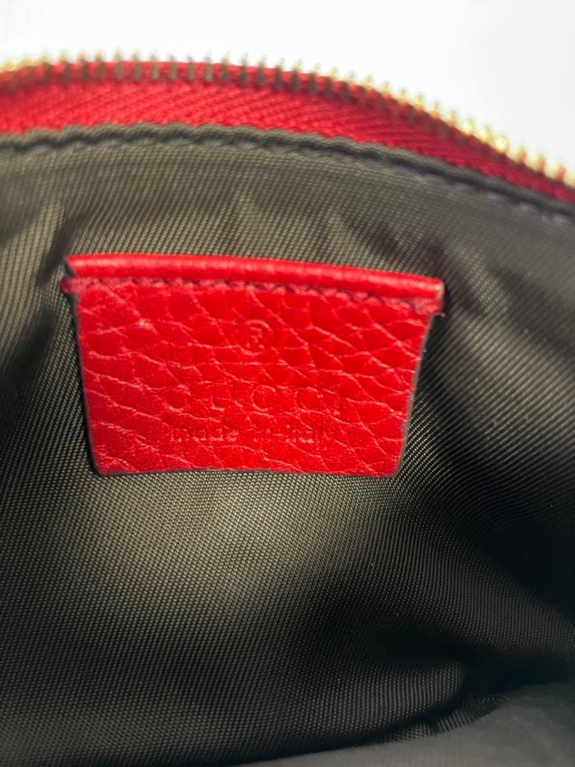 GUCCI グッチ キーケース ケース ソーホー インターロッキング 赤