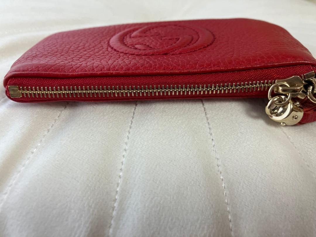 GUCCI グッチ キーケース ケース ソーホー インターロッキング 赤