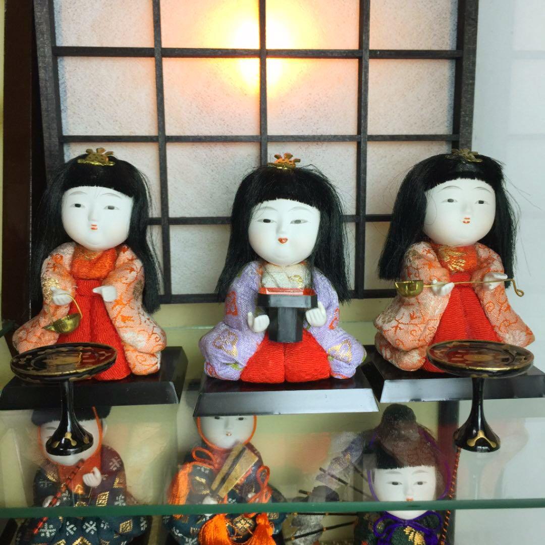 雛人形 木目込み15人揃い