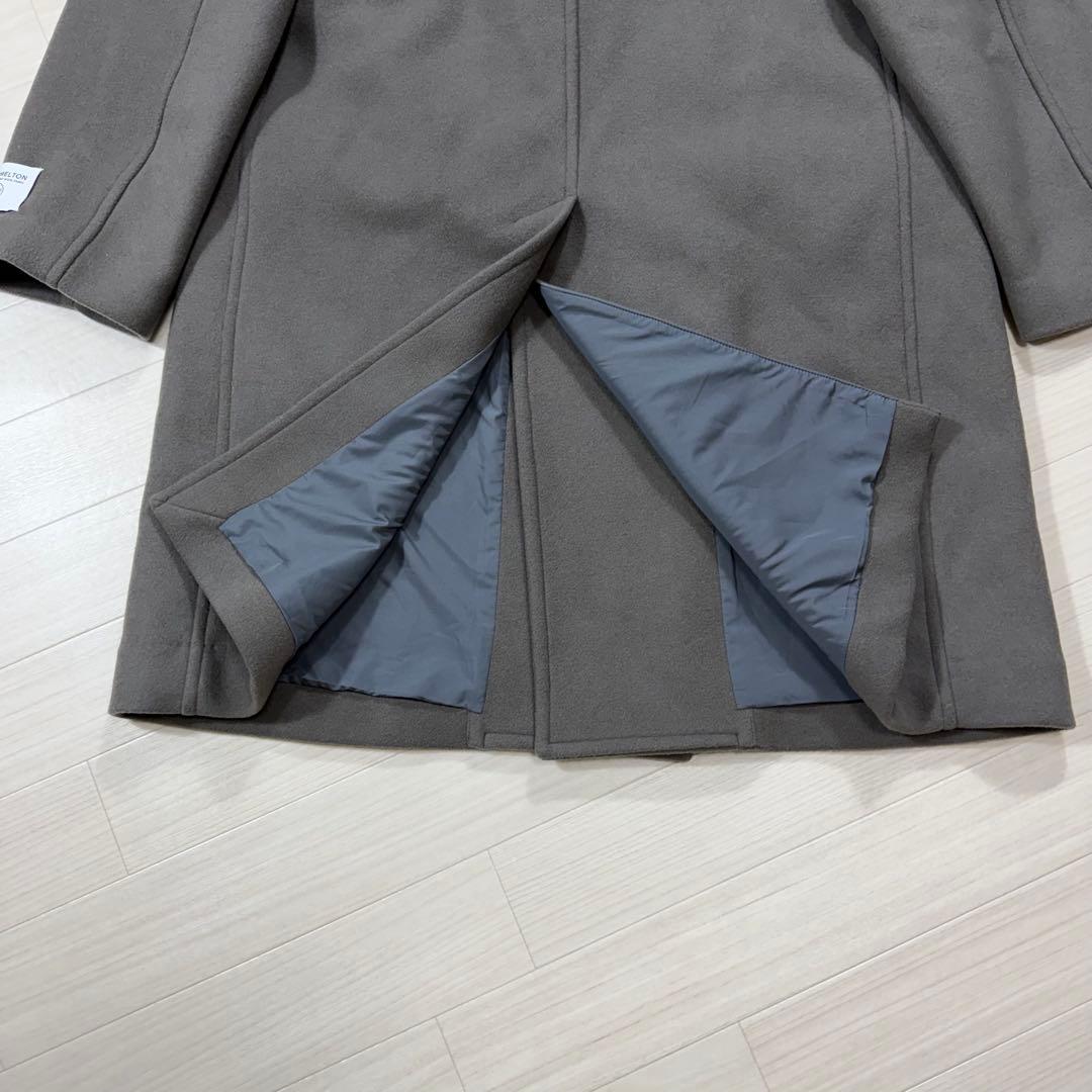 新品タグ付 SHIPSany XL ピュアウールメルトン ダブルチェスターコート