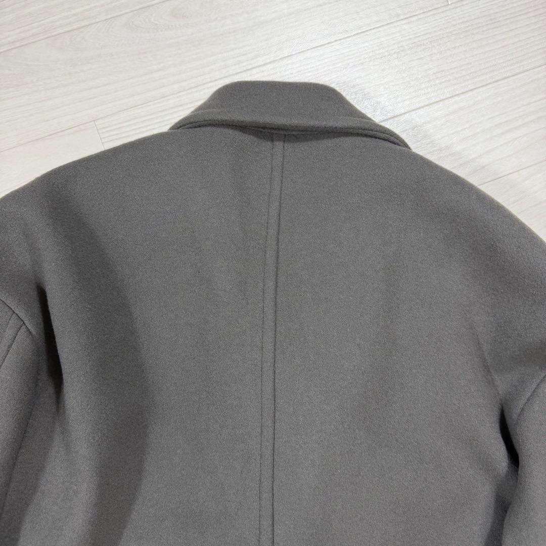 新品タグ付 SHIPSany XL ピュアウールメルトン ダブルチェスターコート