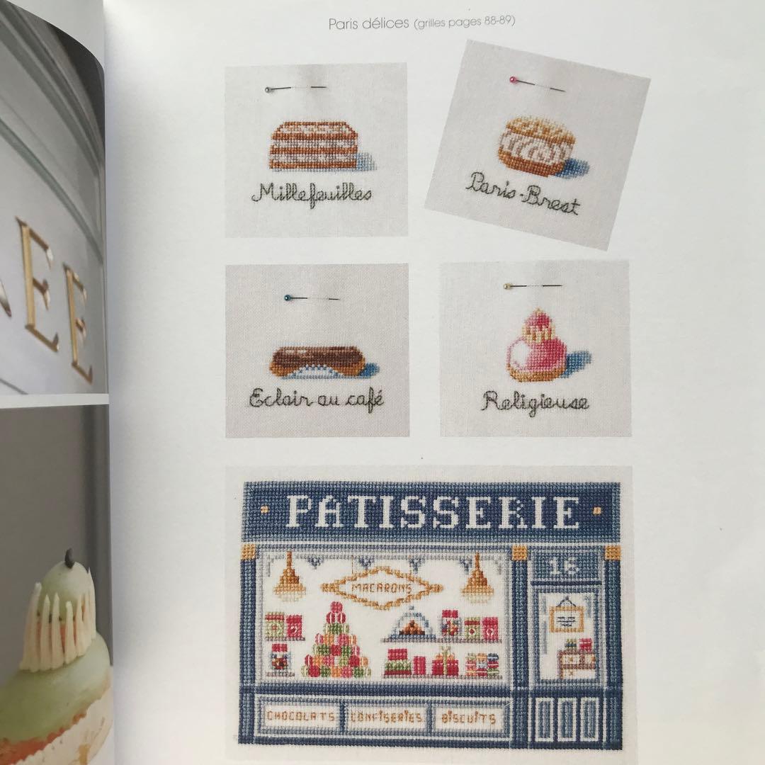 【値下げ】RUES DE PARIS クロスステッチ図案集 洋書 希少品 絶版