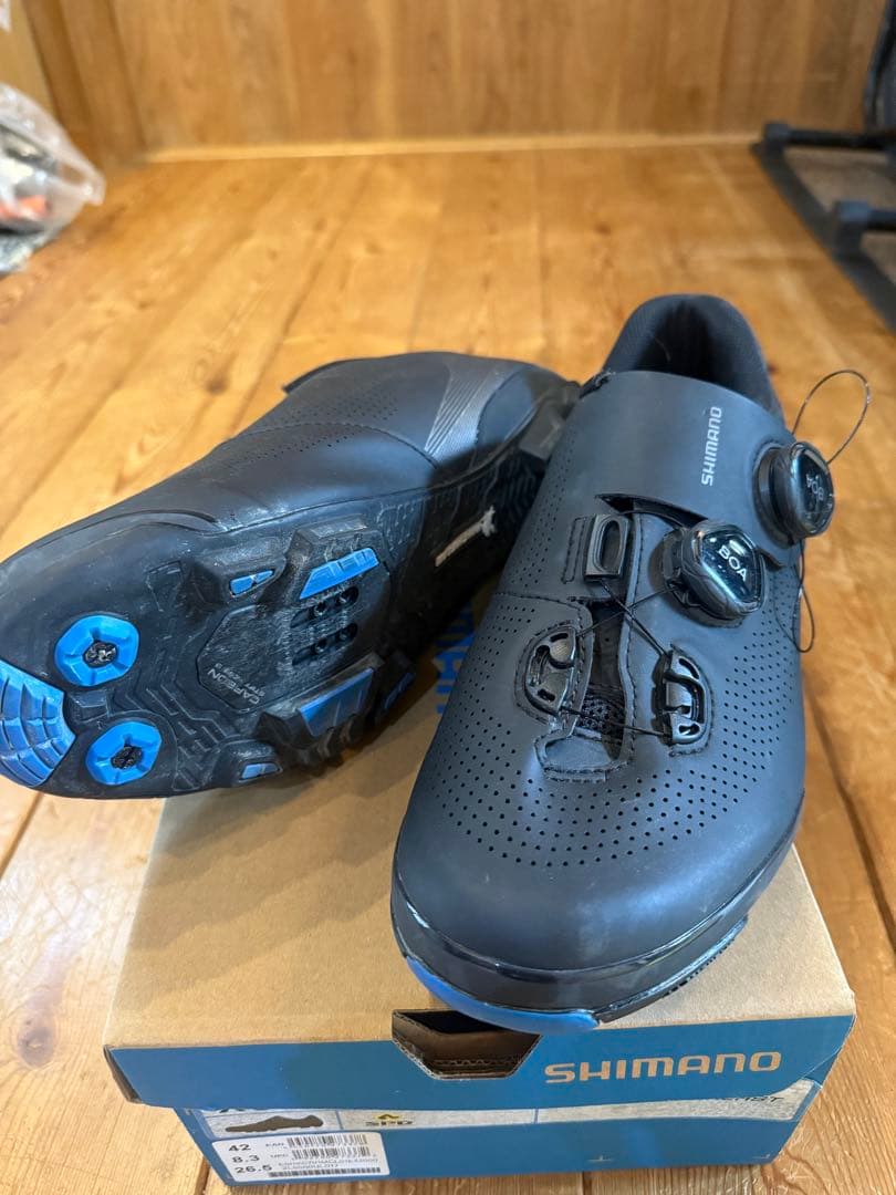 SHIMANO XC7 ワイド ブラック 42 26.5cm