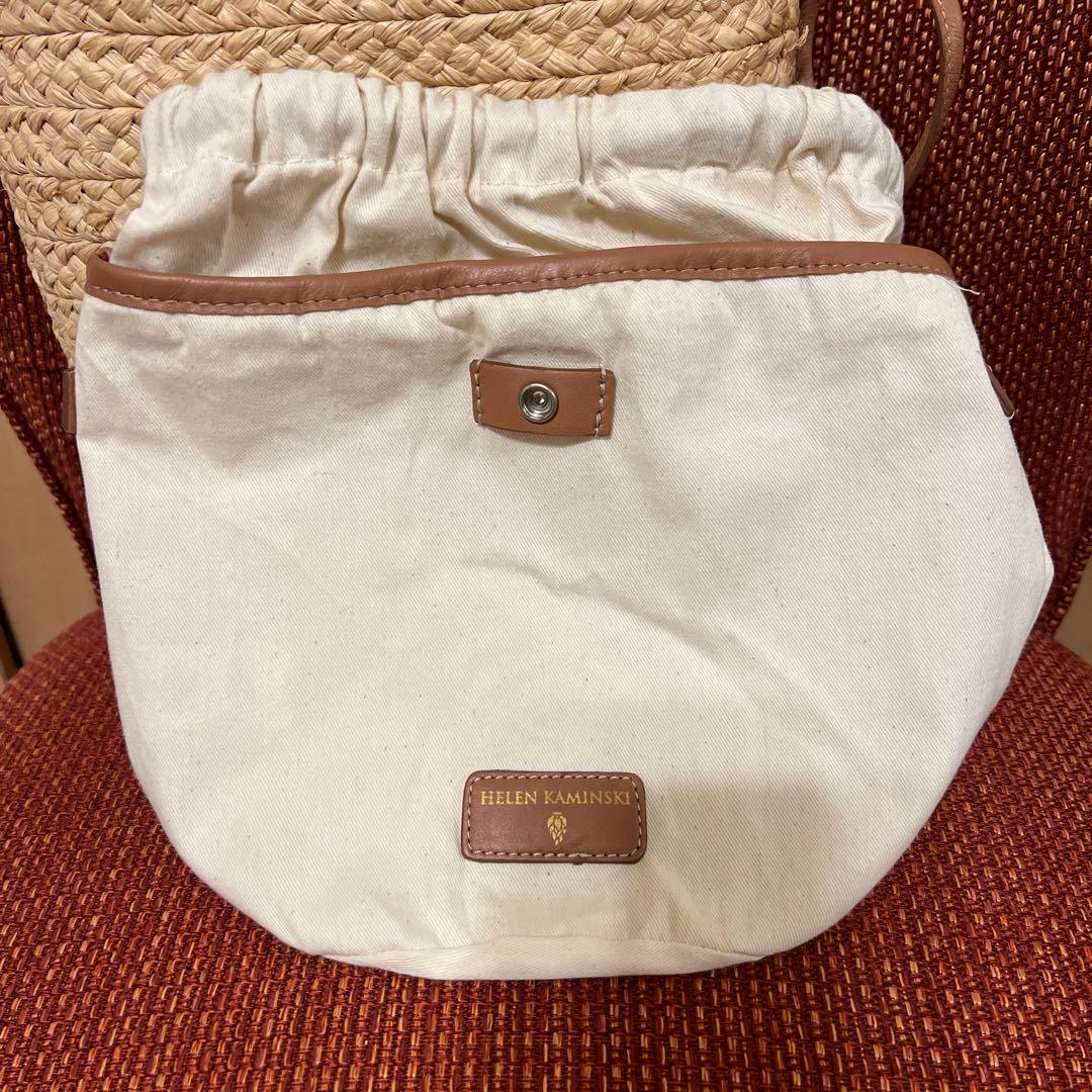 へレンカミンスキーラフィアショルダーバッグ