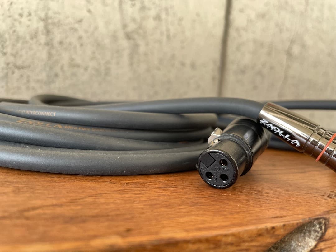 【ZAOLLA】XLR(メス)－RCA 3m (ペア) オーディオケーブル