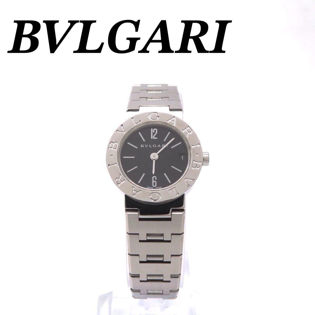 ☆極美品 BB23SS BVLGARI ブルガリ 時計 ブラック レディース