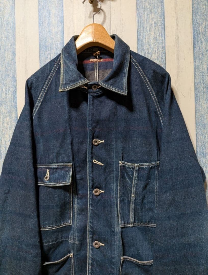 KAPITAL ネップライニングデニムCACTUSカバーオール Lサイズ