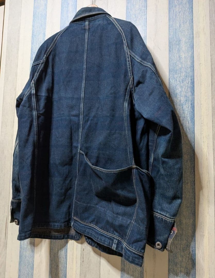 KAPITAL ネップライニングデニムCACTUSカバーオール Lサイズ