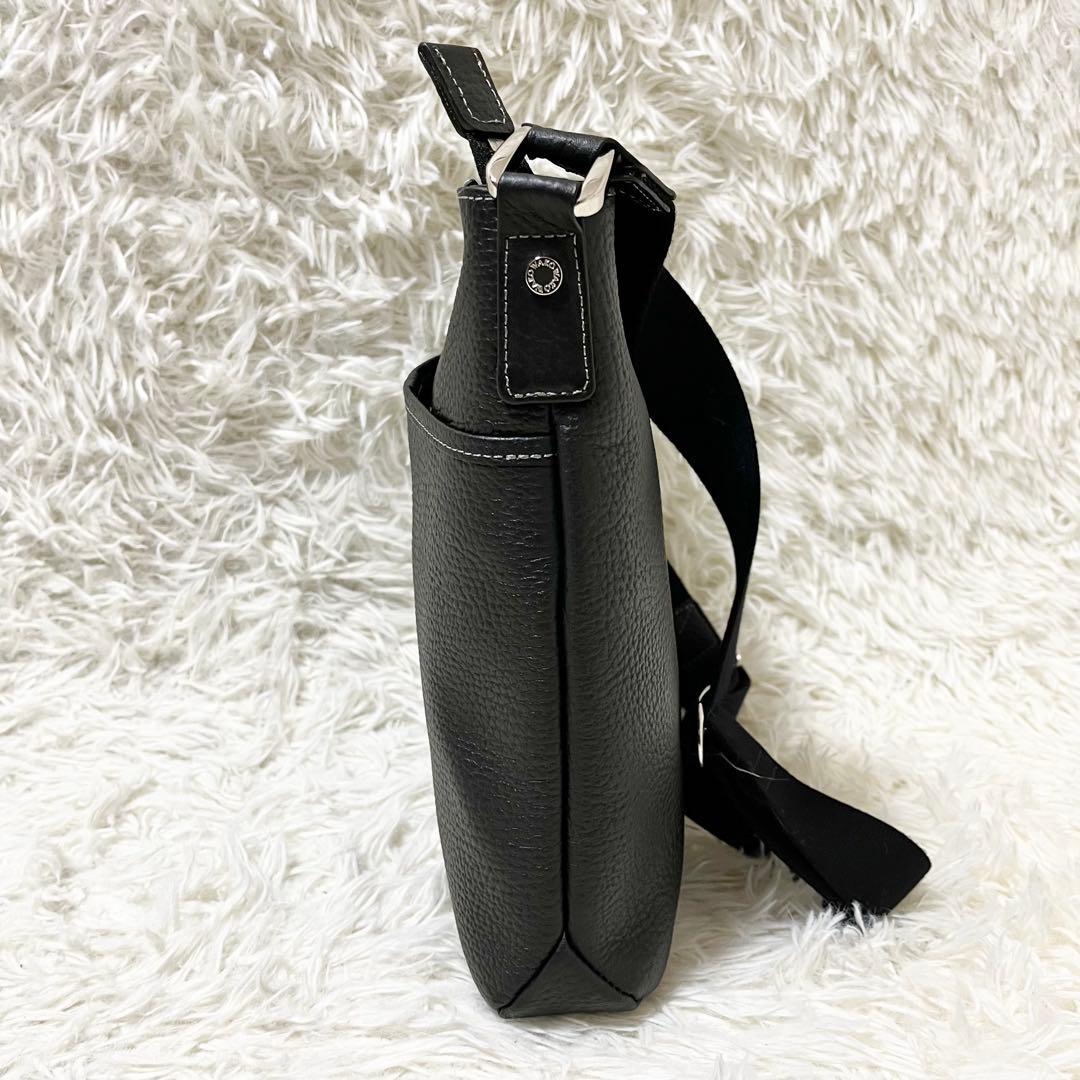 ✨極美品✨希少　WAKO 銀座和光 ショルダーバッグ シボ革 2way ブラック