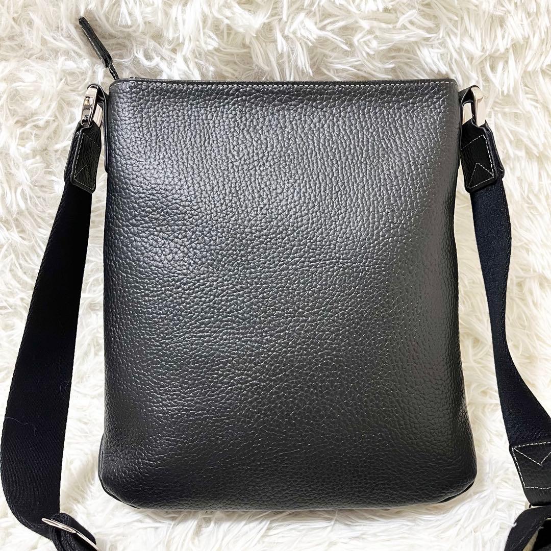 ✨極美品✨希少　WAKO 銀座和光 ショルダーバッグ シボ革 2way ブラック