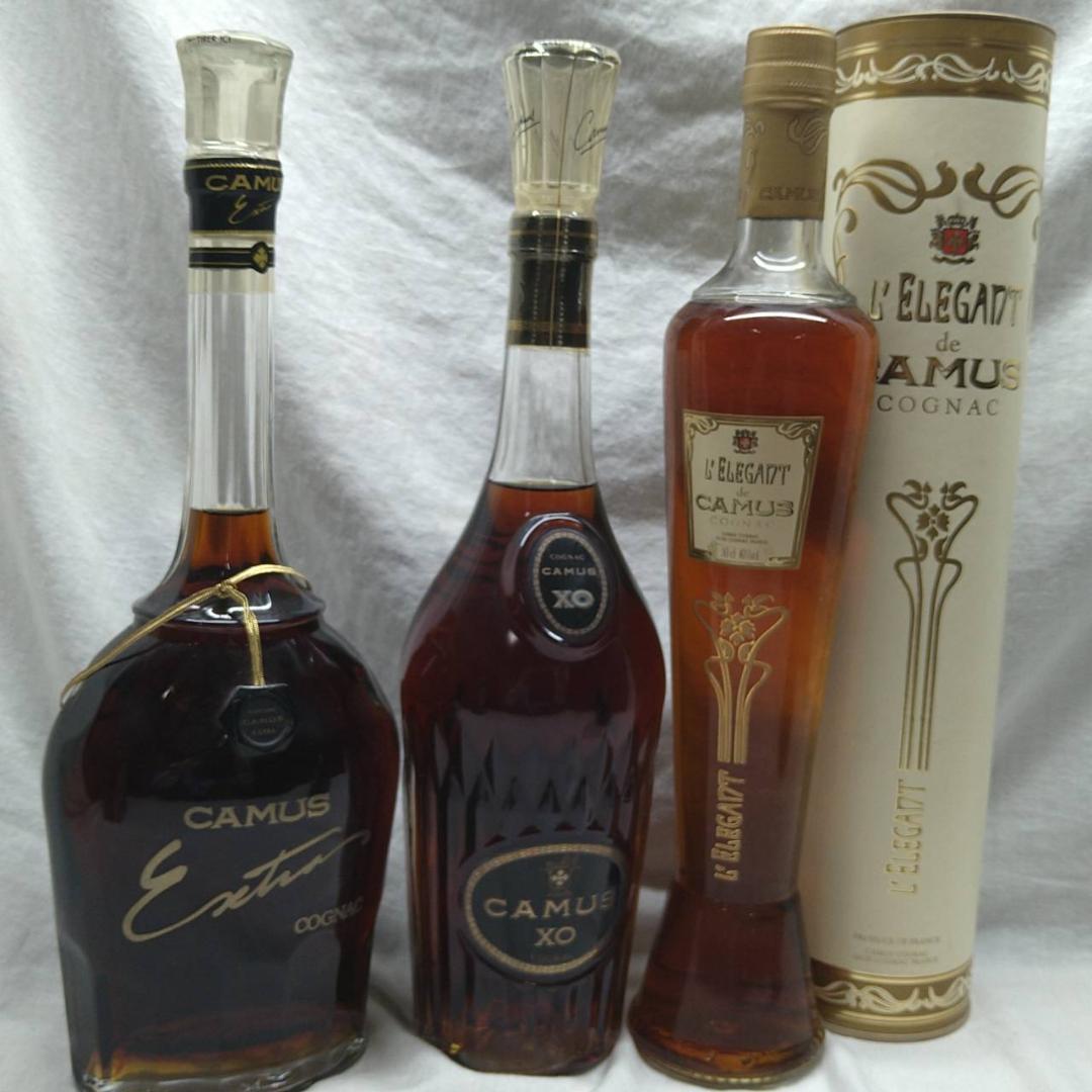 K204　カミュ　ナポレオンブック　ブランデー　XO　コニャック　まとめ　計5本