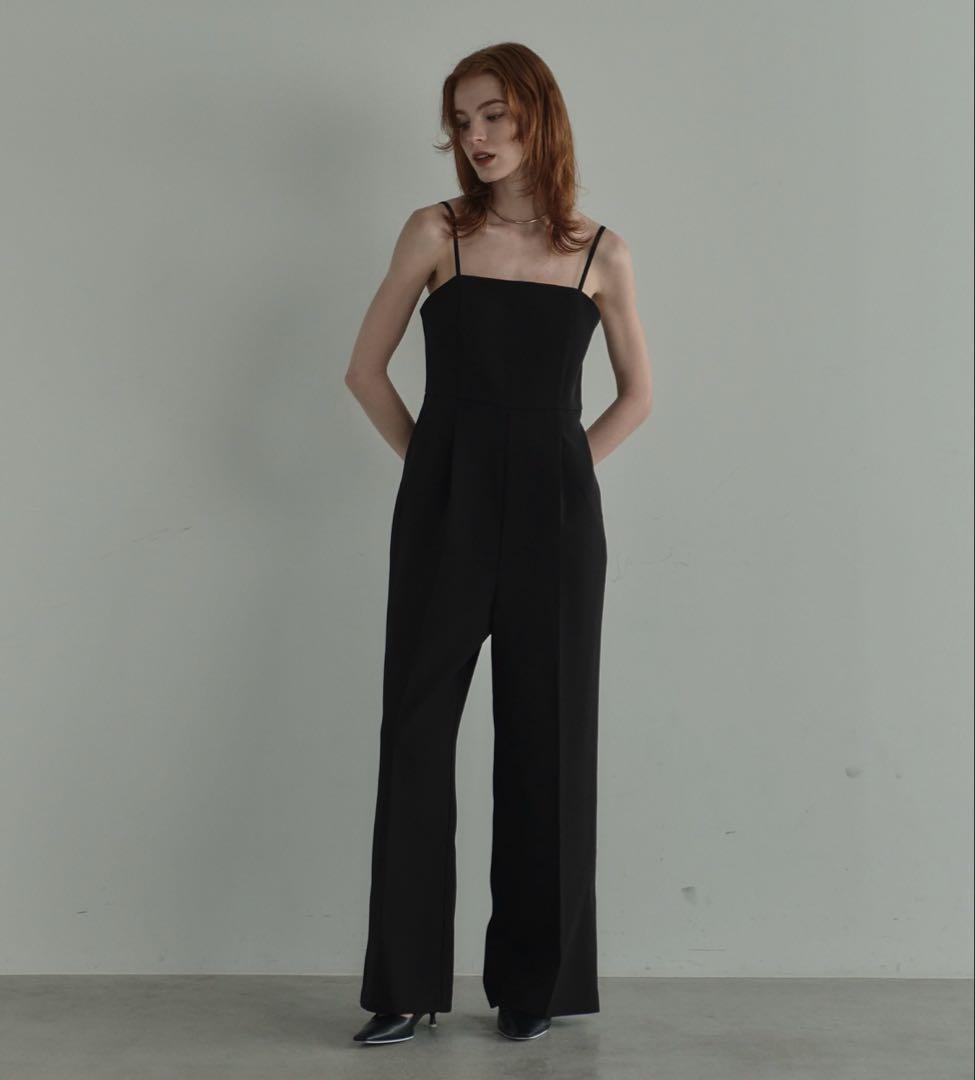 ANDRESD double cross all in one dress 黒