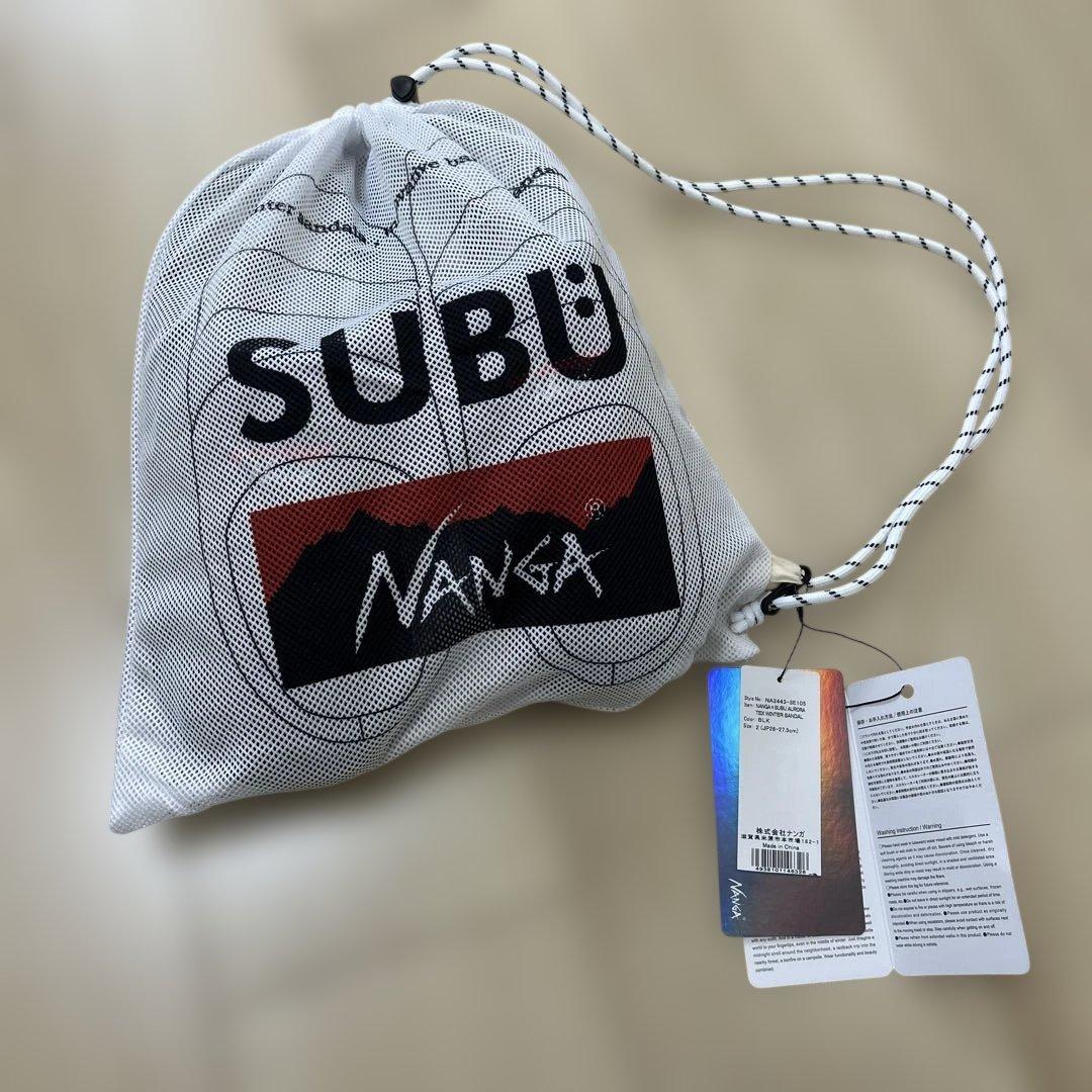 NANGA×SUBU AURORA TEX ブラック サイズ:2