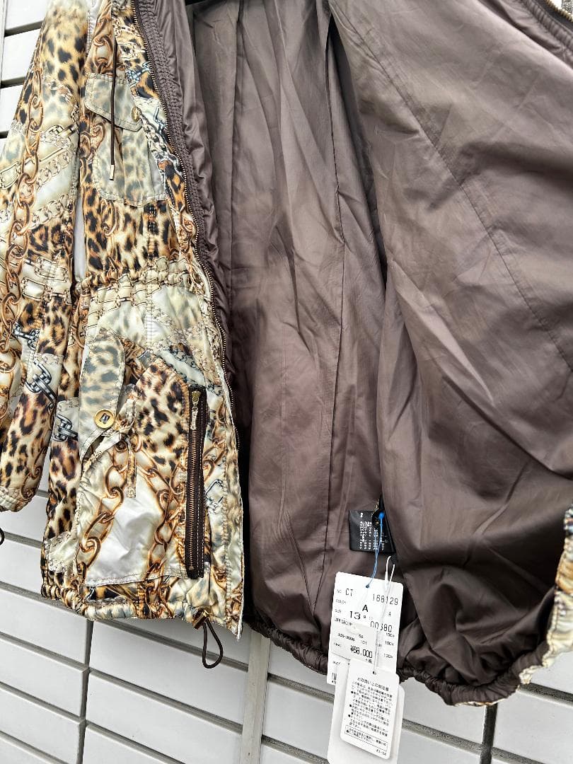 M)新品 伊太利屋 中綿コート ウインドブレーカー スプリングコート フード付