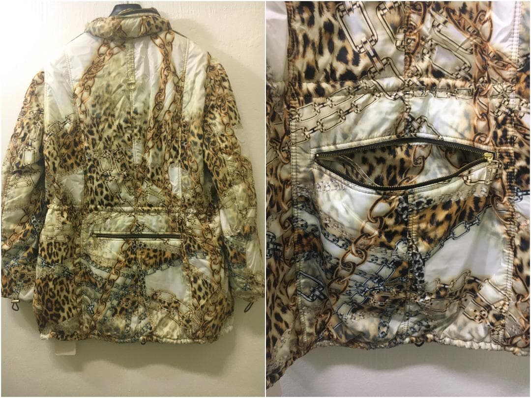 M)新品 伊太利屋 中綿コート ウインドブレーカー スプリングコート フード付