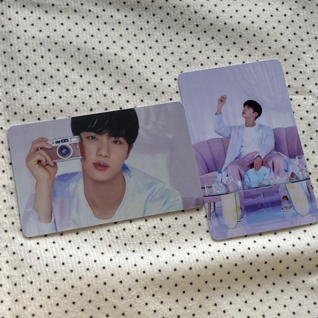 BTS 韓国 限定 BE 未公開 ジン JIN ラキドロ トレカ 2枚