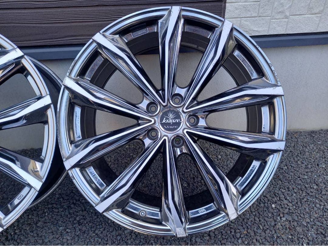 Weds Krane 20インチ クロームホイール 4本セット