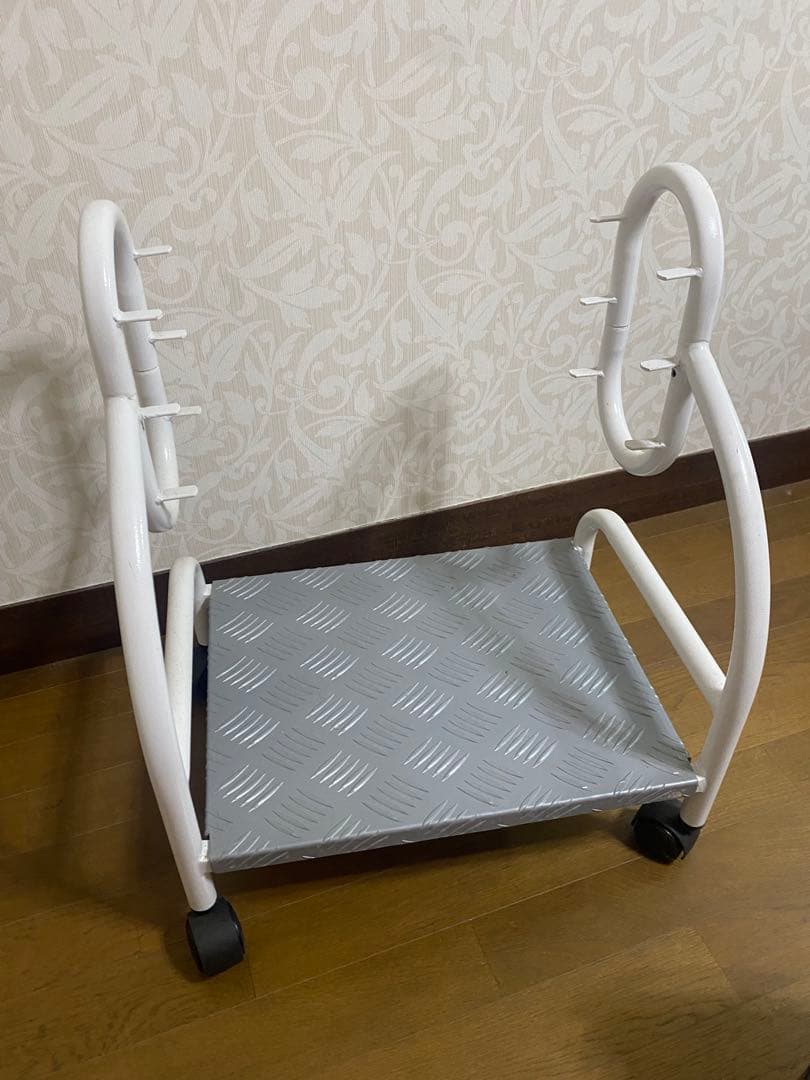 キャスター付き　フットネイル用　フット台+チェア