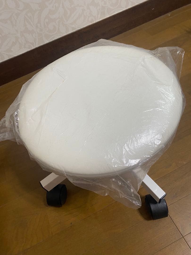 キャスター付き　フットネイル用　フット台+チェア