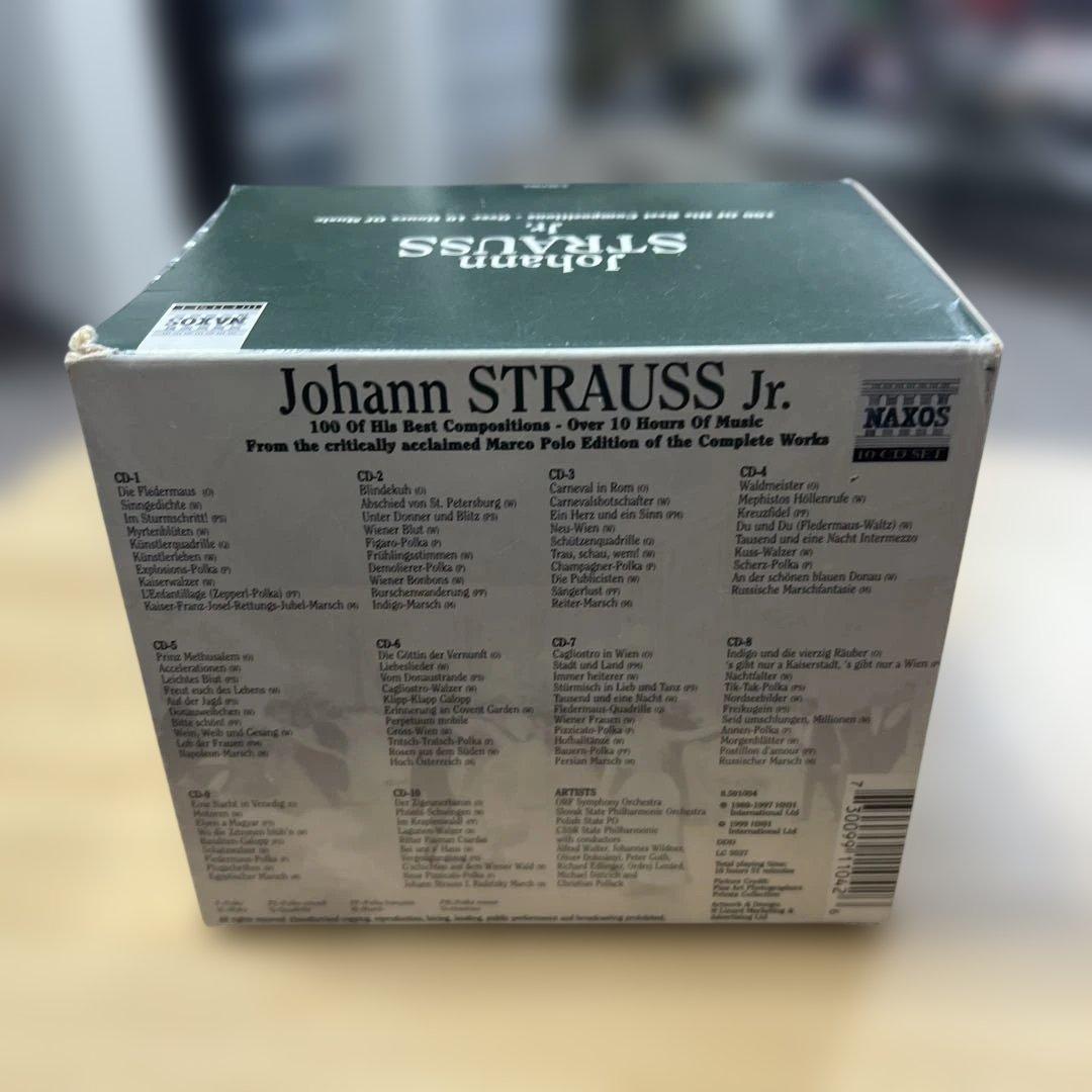 Johann Strauss Jr. 100曲 CDボックスセット