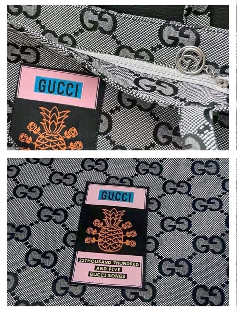 新品 GUCCI ノベルティ トートバッグ ロゴキャンパストートバッグ