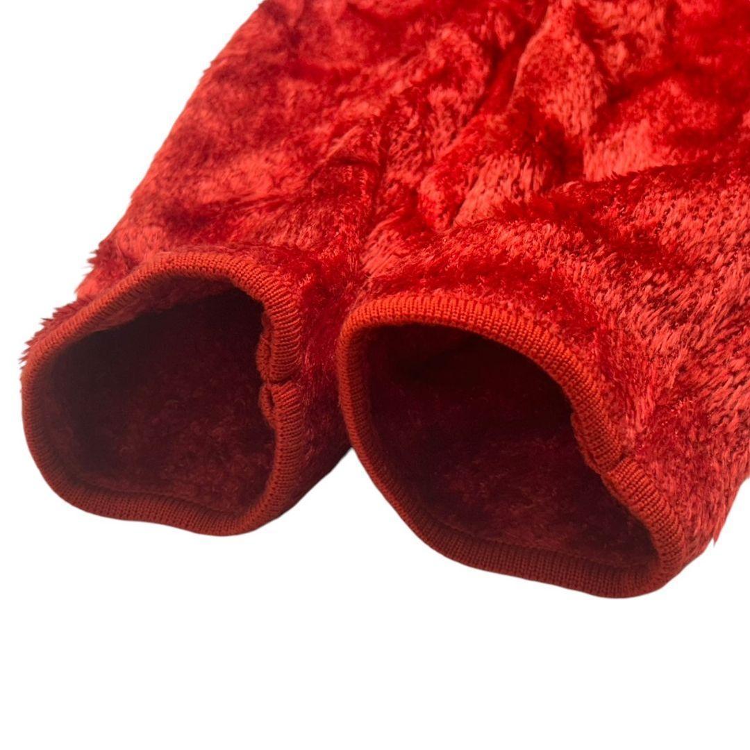 【 タグ付き未使用 】 セリーヌ　コート　赤　シャギー　ロングジャケット