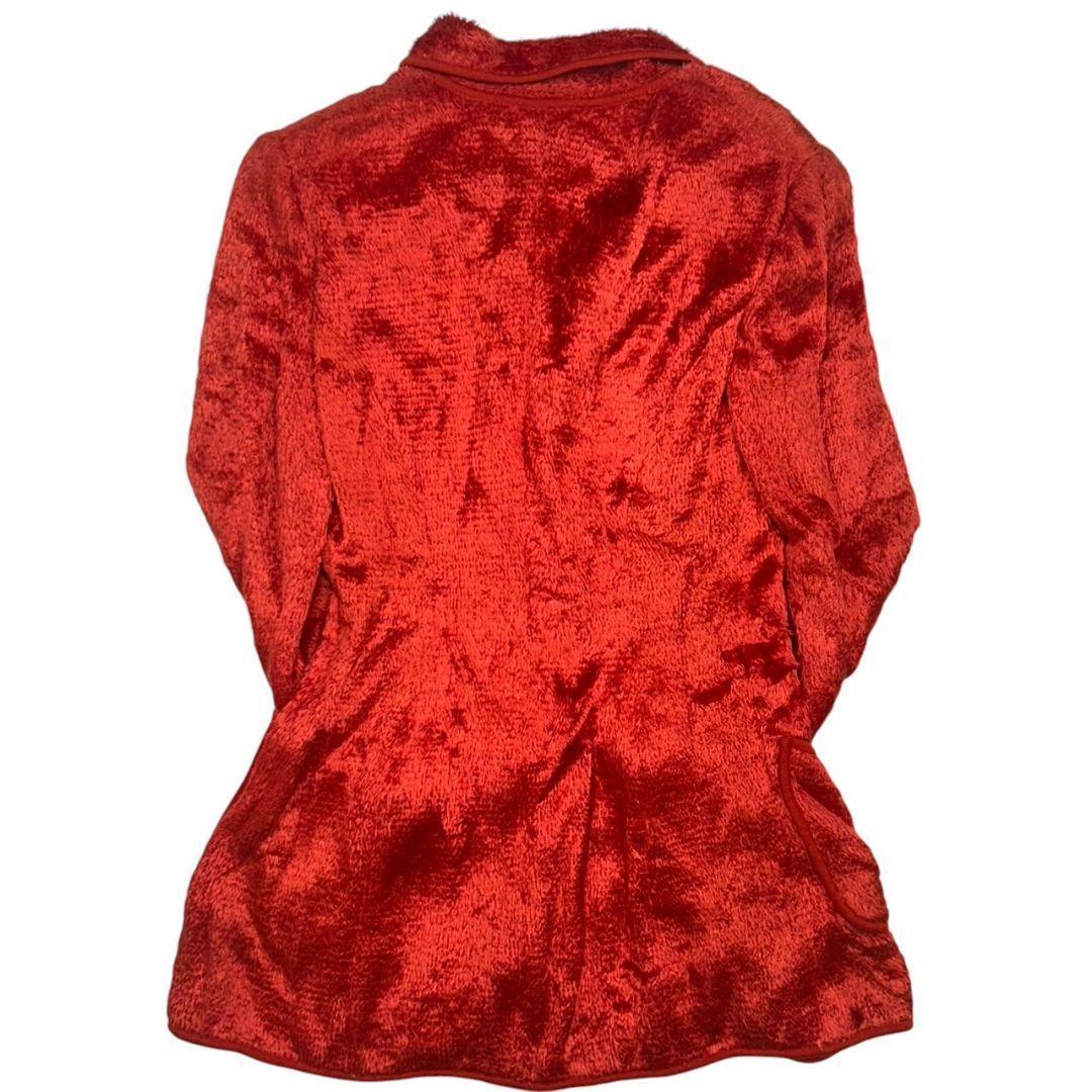 【 タグ付き未使用 】 セリーヌ　コート　赤　シャギー　ロングジャケット