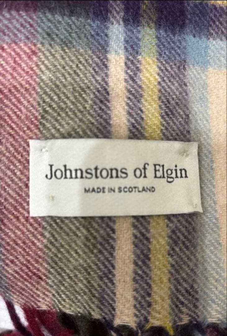 ジョンストンズ ストール 特注サイズ 50cm幅 ヘシアンドレススチュワート