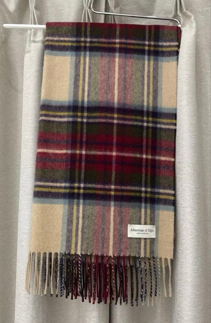 ジョンストンズ ストール 特注サイズ 50cm幅 ヘシアンドレススチュワート