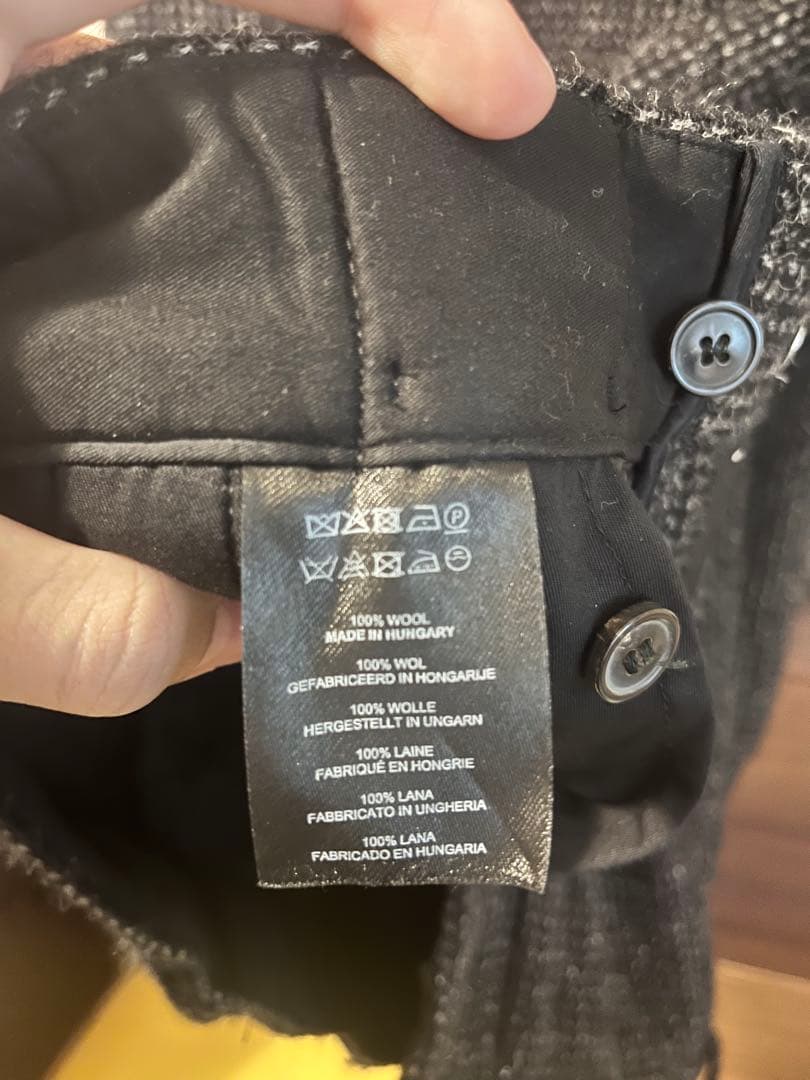 dries van noten 24aw ツイードパンツ