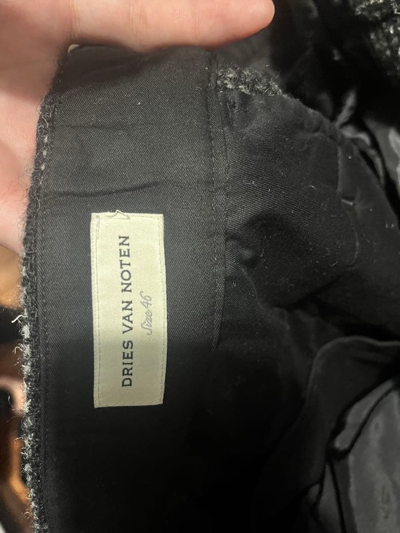 dries van noten 24aw ツイードパンツ