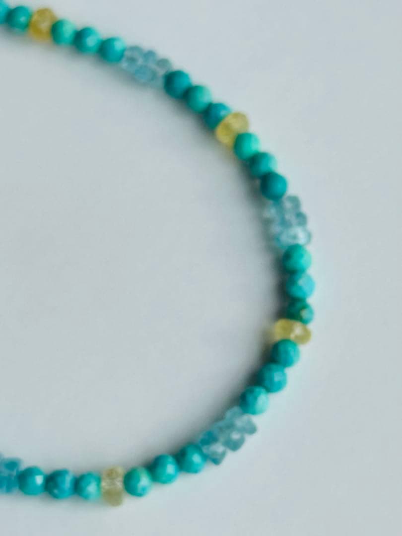 ユニドロブレスレット　ターコイズ
