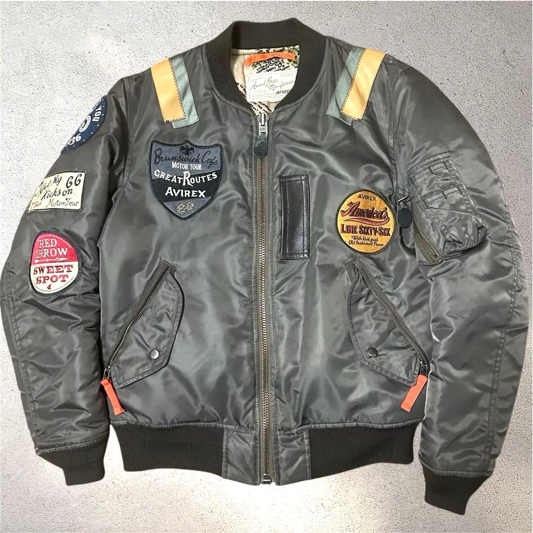 【稀少】AVIREX アヴィレックス MA-1 フライトジャケット M