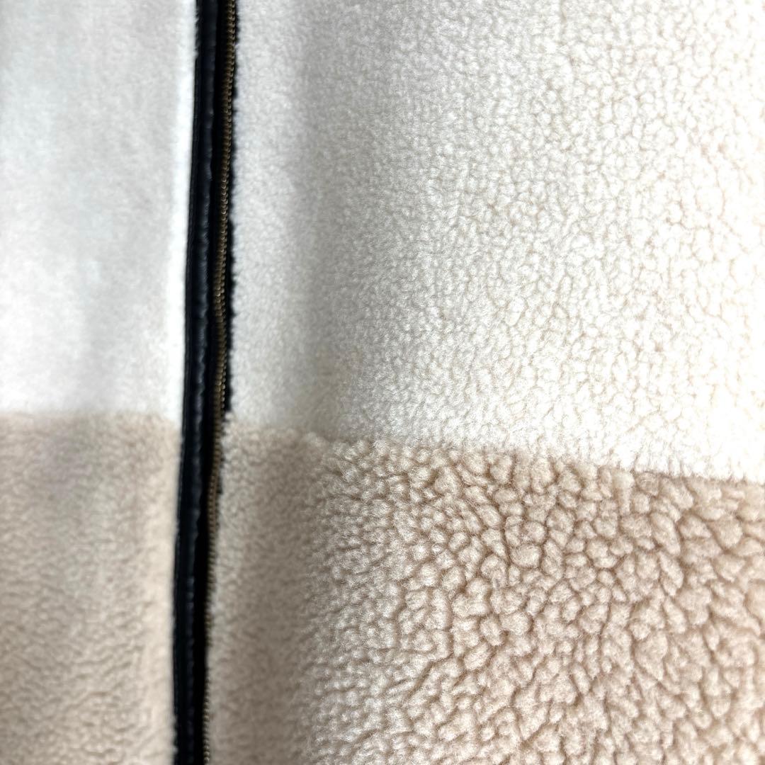 Risley リズレー バイカラーボアベスト