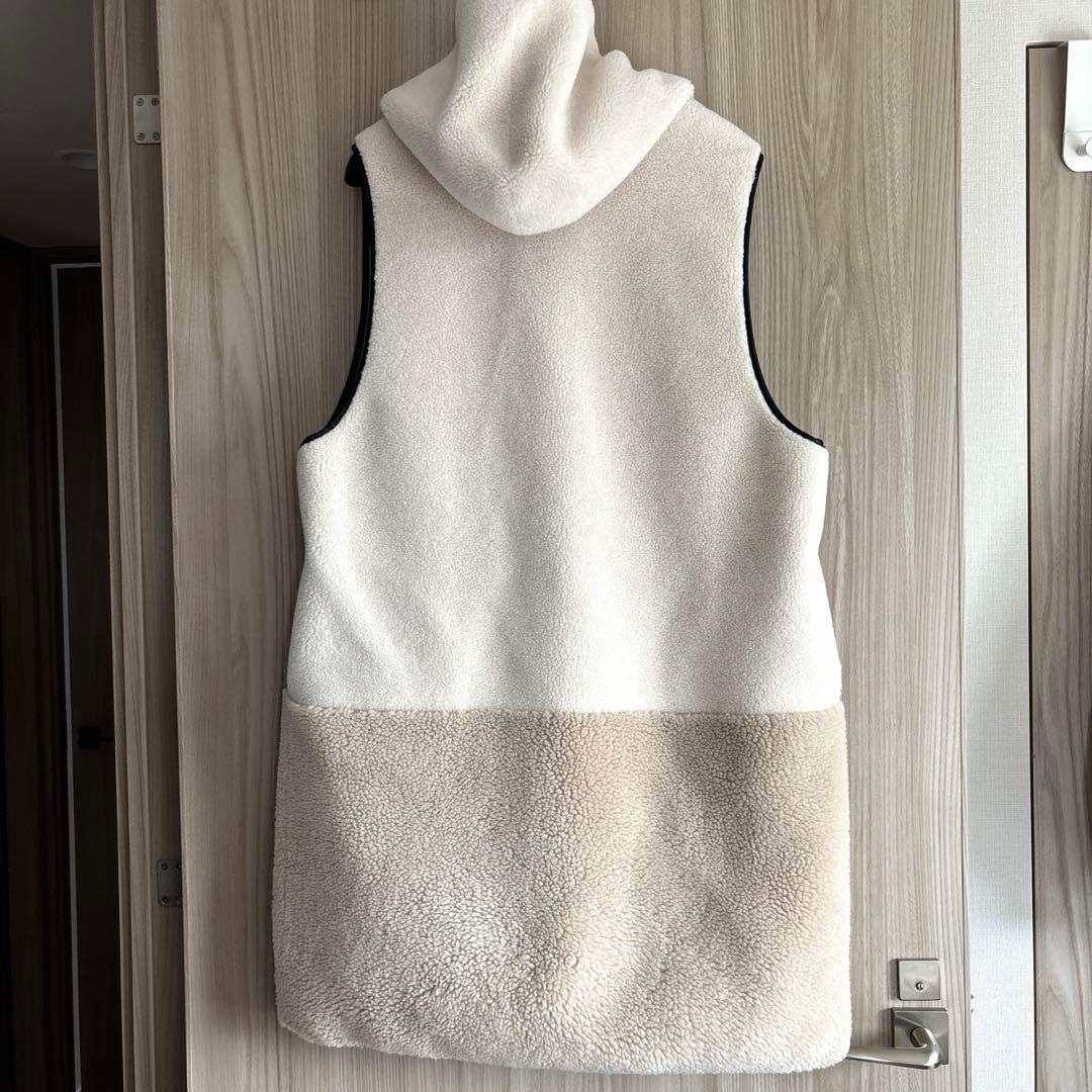 Risley リズレー バイカラーボアベスト