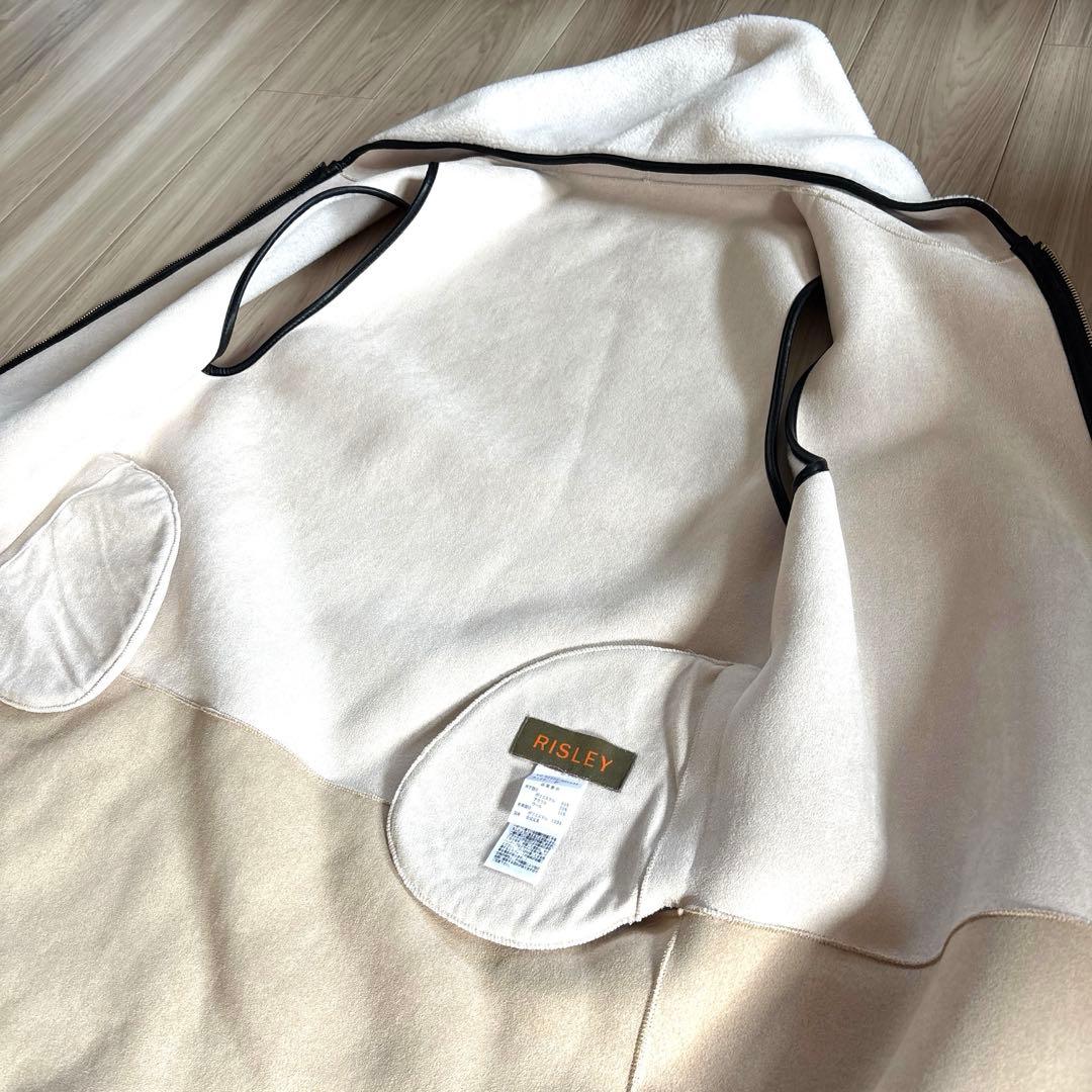 Risley リズレー バイカラーボアベスト