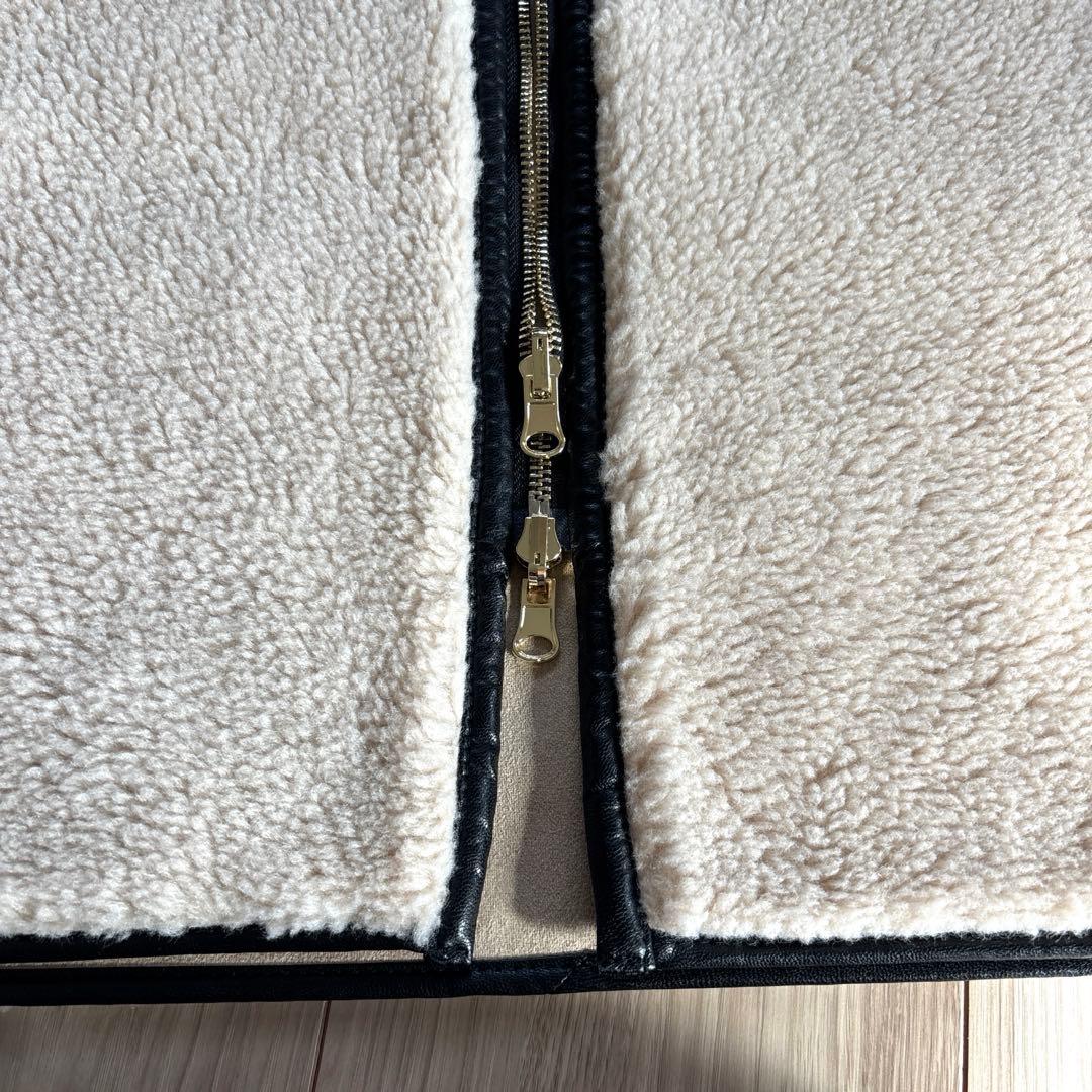 Risley リズレー バイカラーボアベスト