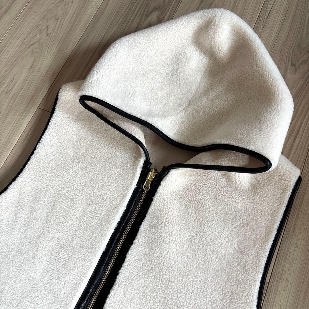 Risley リズレー バイカラーボアベスト