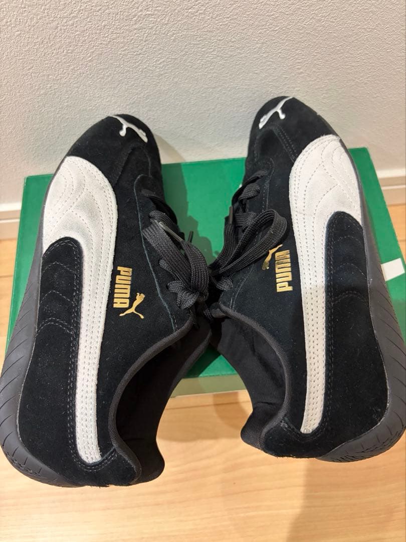 【最終値下げ】Puma スニーカー　スピードキャット　24㎝　ブラック　プーマ