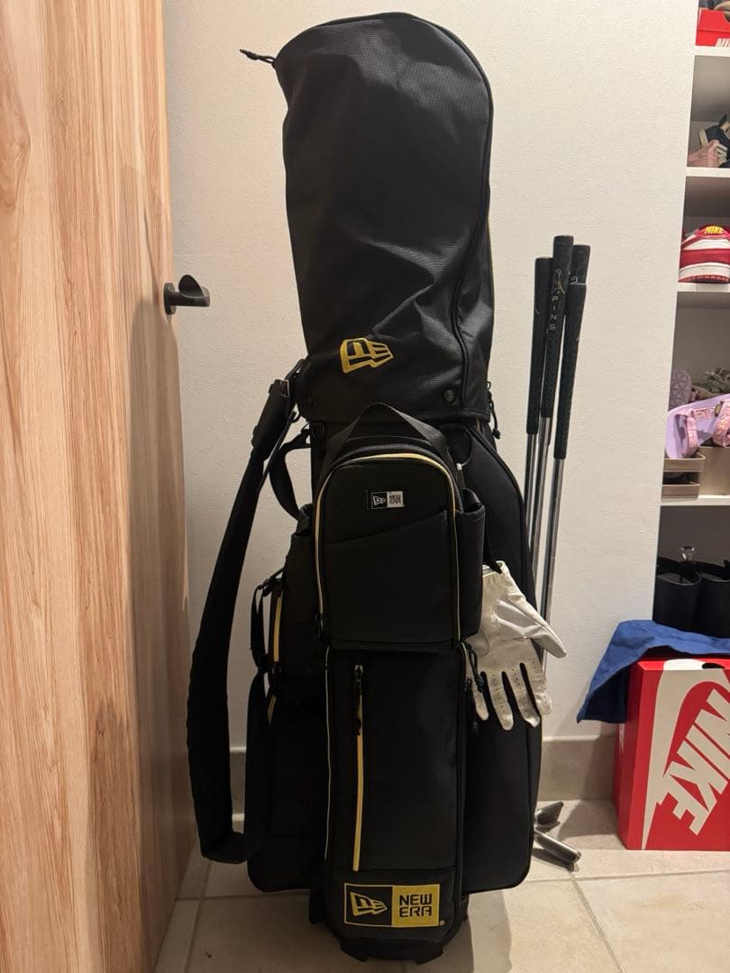 ニューエラ New Era キャディーバッグ ブラック × ゴールド