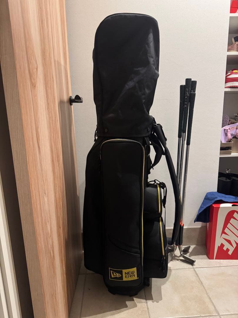 ニューエラ New Era キャディーバッグ ブラック × ゴールド