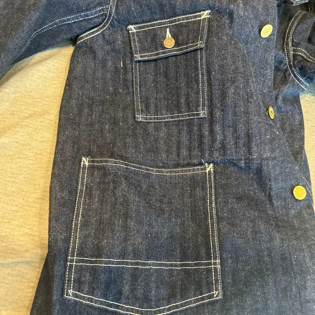 ウエアハウス 2165 INDIGO HERRINGBONE COVERALL